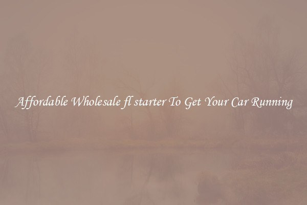 Affordable Wholesale fl starter To Get Your Car Running